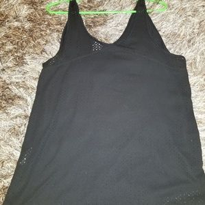 Black tank top